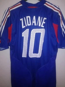 FRANCE 2004 Euro Zidane 10 camiseta shirt trikot maillot maglia adidas - Bild 1 von 6