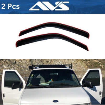 AVS Vent Visors Rain Guards for Ford Econoline Vans 1992-2006 – Window Deflector Foto 1 de 4