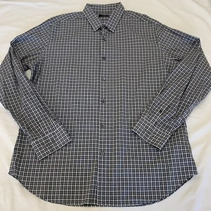 Camisa Theory Para Hombres Sylvain Cambray Rejilla L/S Botón Delantero Talla X Grande XL $225 - Imagen 1 de 9