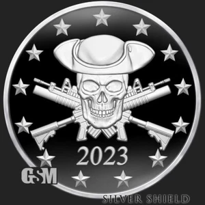 2023 - Silver Shield 1776 AR-15 - 1oz Proof - #4 in the "1776" Series -IN STOCK! - Picture 1 of 4
