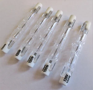 5 Pack FilterMee R7S 78mm T3 J78 100W 120V Double Ended Flood Halogen Light Bulb - Imagen 1 de 6