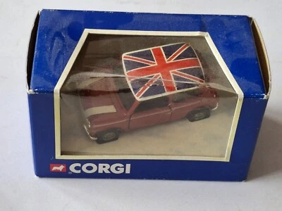 Corgi Mini Cooper rot "Union Jack" OVP - Bild 1 von 3