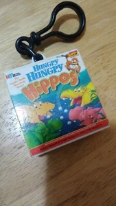 Juego Hungry Hungry Hippos Milton Bradley Wendy's juego promocional con clip para llavero - Imagen 1 de 4