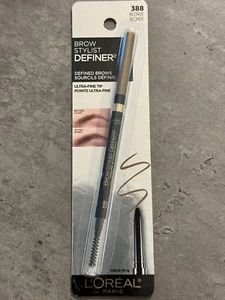 LOREAL Brow Stylist Definer Eyebrow Pencil 388 Blonde NEW W/BOX DAMAGE - Picture 1 of 2