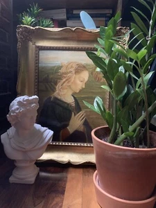 Dipinto Ad Olio Antico Quadro Madonna Filippo Lippi - Foto 1 di 5