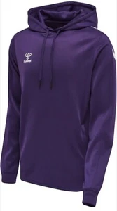 Hummel Core Xk Poly Sweat Hoodie Size Large New With Tags RRP £42 Purple - Picture 1 of 5