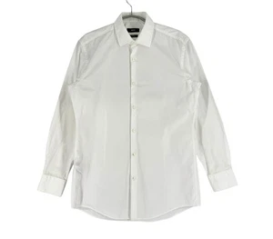 Hugo Boss Uomo JENNO Slim Fit Camicia Taglia M - 39 - 15 1/2 - Foto 1 di 11