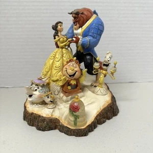 Enesco Jim Shore Disney - Carved by Heart Beauty & Beast #4031487 Princess Decor - Picture 1 of 9
