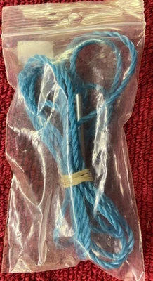 Cuerda de lujo vintage de 67 pulgadas azul claro (B234) Foto 1 de 2