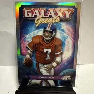 2024 Topps Chrome Cosmic Football John Elway Galaxy Greats - Picture 1 of 2