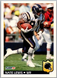 1992 Fleer #363 Nate Lewis San Diego Chargers - Picture 1 of 2