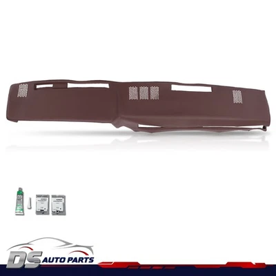 Fit For 1981-91 Chevrolet GMC C/K/R/V Truck PICKUP Dashboard Dash Cover Cap Red - Image 1 of 4