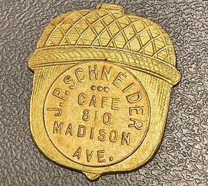 J. P. Schneider Cafe Token VERY RARE - Picture 1 of 2