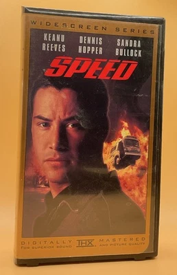 Speed VHS 1994, 1996 Widescreen Small Clamshell Keanu Reeves *Buy 2 Get 1 Free* - Image 1 of 4