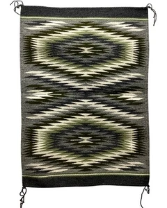 Marie Carroll, Teppich, Eye Dazzler, Navajo, 19 x 27,5" - Bild 1 von 3
