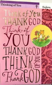 Dayspring THINKING OF YOU - Tarjetas de aliento 3 opciones sello 126A - Imagen 1 de 16