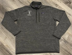Patagonia Better Sweater Size XL Gray 1/4 Quarter Zip Fleece Mens Outdoor Great - Picture 1 of 11
