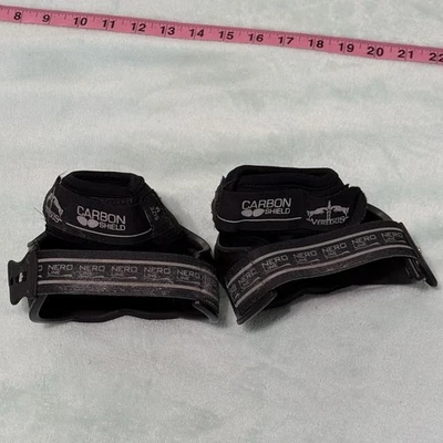 Veredus Carbon Shield Nero Overreach Boots Heel Protectors for Horses - Image 1 of 4