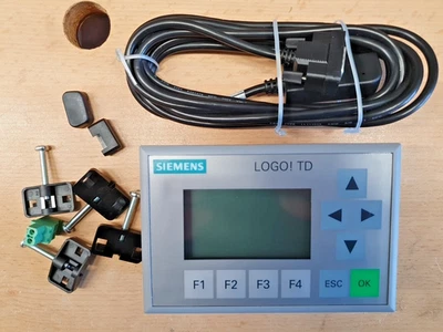 SIEMENS LOGO TD Textdisplay 6ED1055-4MH00-0BA0 mit Kabel + Halter für LOGO6 / 7 - Bild 1 von 4