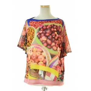 Tsumori Chisato Short Sleeve Cut and Sew Guatemala Market Size 2 Used - Picture 1 of 24