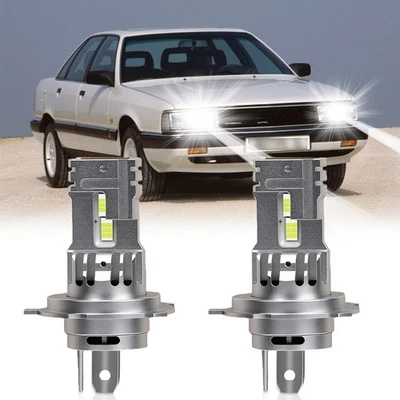 2x H4 472 White Led Headlight Bulbs Car High / Low Beam Fits AUDI 100 1990 -1994 - Image 1 of 4