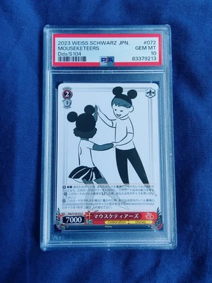 2023 WEISS SCHWARZ - DISNEY 100 MOUSEKETEERS - PSA 10 - Image 1 of 2