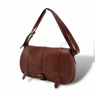 Mini Bolso de Hombro Ralph Lauren Cuero Marrón Mujer Edición Limitada Modelo Raro VH Foto 1 de 4