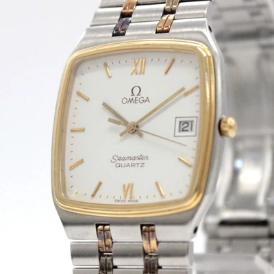 Batería Nueva [CASI COMO NUEVA] OMEGA Seamaster Cal.1430 196.0288 Combi De JAPÓN Y825 Foto 1 de 4