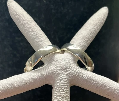 Sterling Silver 925 Initials JCM Hoop Earrings 4.23 Grams - Image 1 of 4