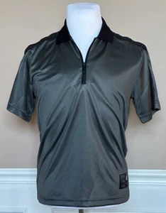 NWT $670 Fendi FF Logo Print Gray Polo Shirt Small FAF641 Made in Italy - Picture 1 of 14