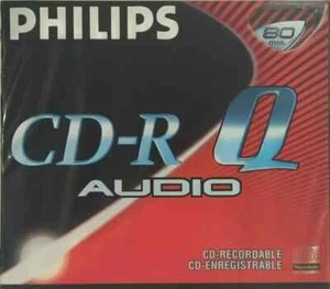 PHILIPS CD-R Q AUDIO Digital 80 min Blank CD-R Audio NEUF NEW NEU NUOVO - Photo 1/1