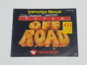 Super Off Road Authentic Original NES Nintendo Manual Only