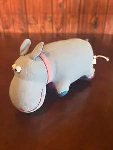 Mr. Ellie Pooh Patchwork Doll Hippo Handmade in Sri Lanka EUC, RARE Fair Trade - Picture 1 of 7