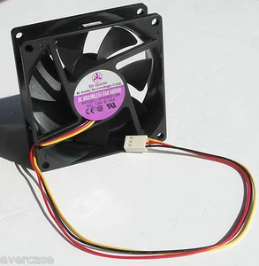 Bi Sonic Ball bearing 80mm PC fan, 8cm computer fan. SP802512M. Box of 100pcs - Picture 1 of 1