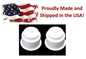  White Recessed Drop in Plastic Cup Drink Can Holder with Drain Hole Car Boat RV - Picture 1 of 9