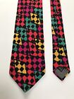 Vintage Neck Tie By Giorgio Correggiari. 100% Silk. Made In Italy. Strong Colors
