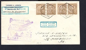 Macao, copertina primo volo FFC, Macao- Honolulu 1937 - Foto 1 di 2