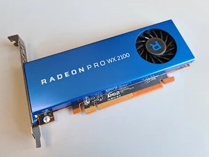 Scheda video grafica AMD Radeon Pro WX 2100 2GB GDDR5 GPU pcie 3.0 alto profilo - Foto 1 di 6
