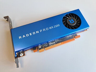 Scheda video grafica AMD Radeon Pro WX 2100 2GB GDDR5 GPU pcie 3.0 alto profilo - Immagine 1 di 4