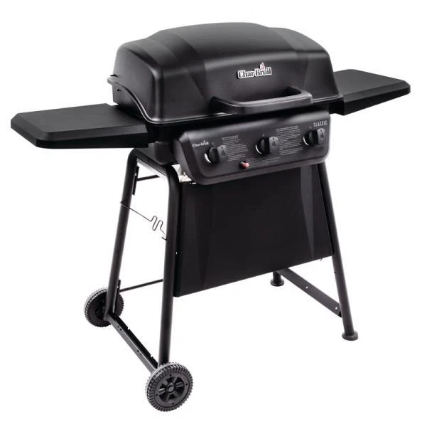 NEW CHAR-BROIL 46377717 CLASSIC 360 SQ IN 3 BURNER LP PROPANE GAS GRILL  8679516 - Image 1 of 1