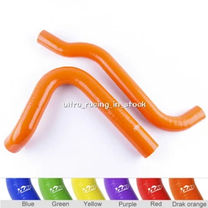 Orange '67-'72 CHEVY Chevrolet C/K SERIES C10 PICKUP Radiator Silicone 3ply Hose - Picture 1 of 7