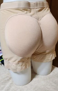 Buttock Shaper Slimbelle Underwear Size XL Beige Lace Stretch - Picture 1 of 13