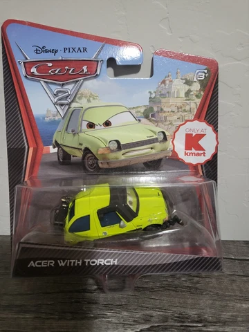 Disney Cars Cars 2 Main Series Acer with Blow Torch Exclusive Diecast Car AP Cover