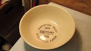McCoy Pottery Bowl Mapleton Trust Iowa - Picture 1 of 2