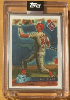 2021 Topps x Spotlight 70 - Card #70 - Will Clark - Artist Proof 13/25 - Image 1 of 2