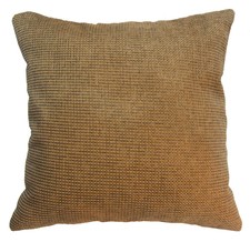 Qe03a Light Brown Rough Cotton Blend Sofa Cushion Cover/Pillow Case*Custom Size*
