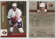 2017 Upper Deck Team Canada Juniors Exclusives Red /199 Wayne Gretzky #100 HOF