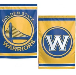 Golden State Warriors 2 Sided 12.5" x 18" Garden Flag Banner Sign Yard Flag - Picture 1 of 6
