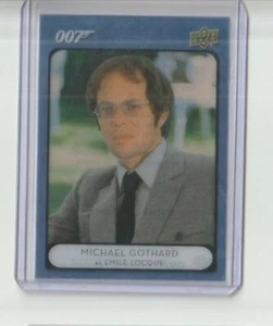 Tarjeta SP paralela de acetato villanos y secuaces de James Bond #36 Michael Gothard - Imagen 1 de 2