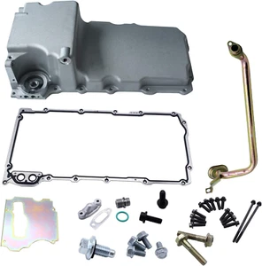 302-1 Aluminum LS Swap Retrofit Oil Pan Rear Sump 302-1 Compatible for LS1 LS2 L - Picture 1 of 9